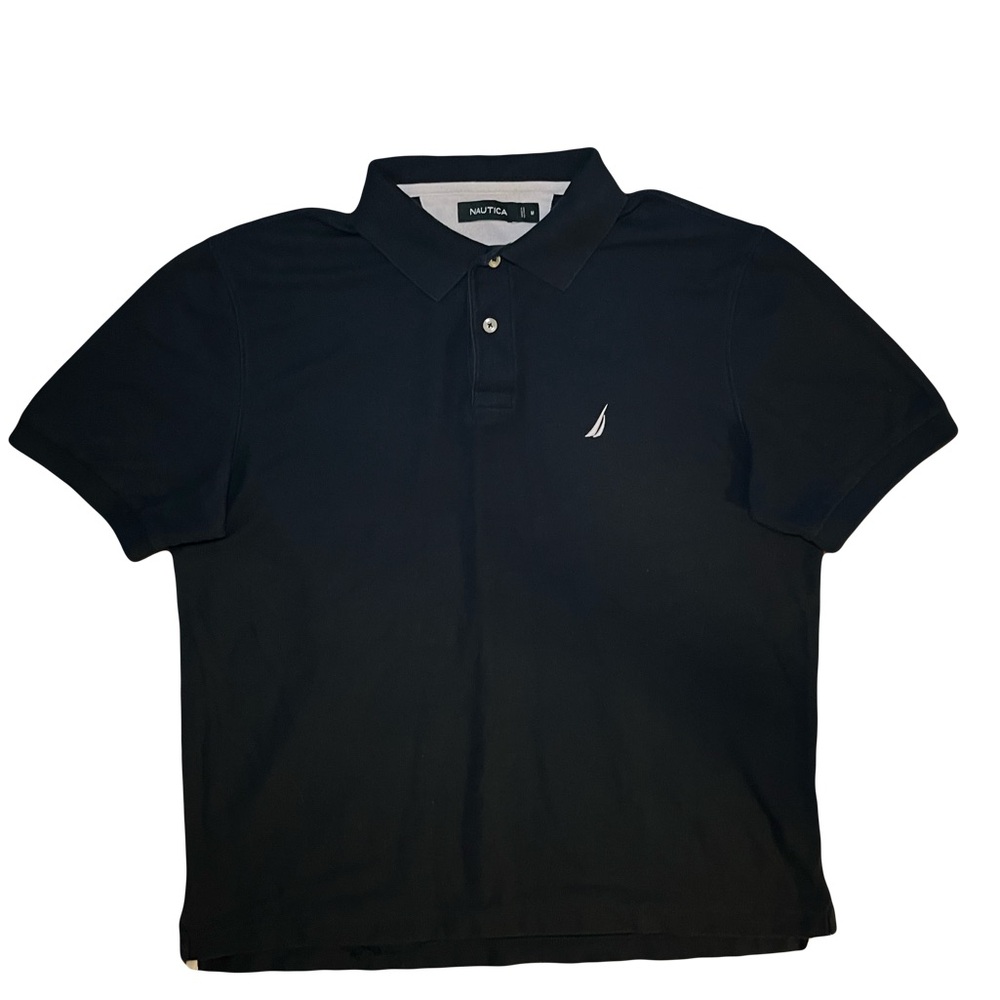 Nautica Men's Dark Polo Shirt🖤